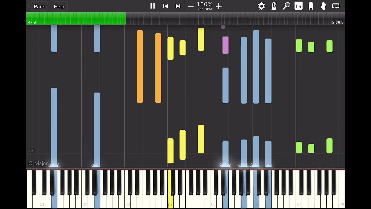Rush E + Rush E 2 + Rush E 3 Synthesia