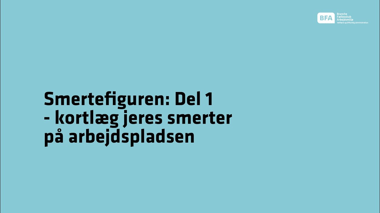 Faciliteringsfilm: Smertefiguren - del 1