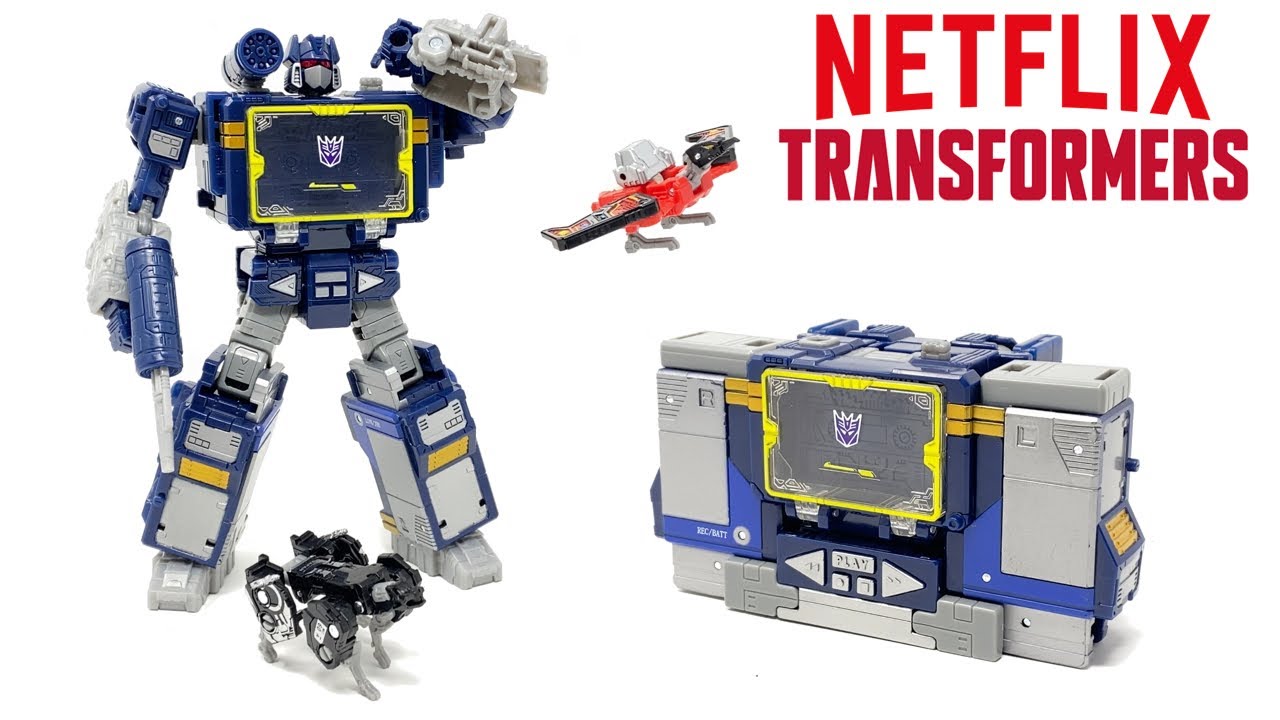 Transformers Netflix Earthrise Soundwave Battle Pack Review