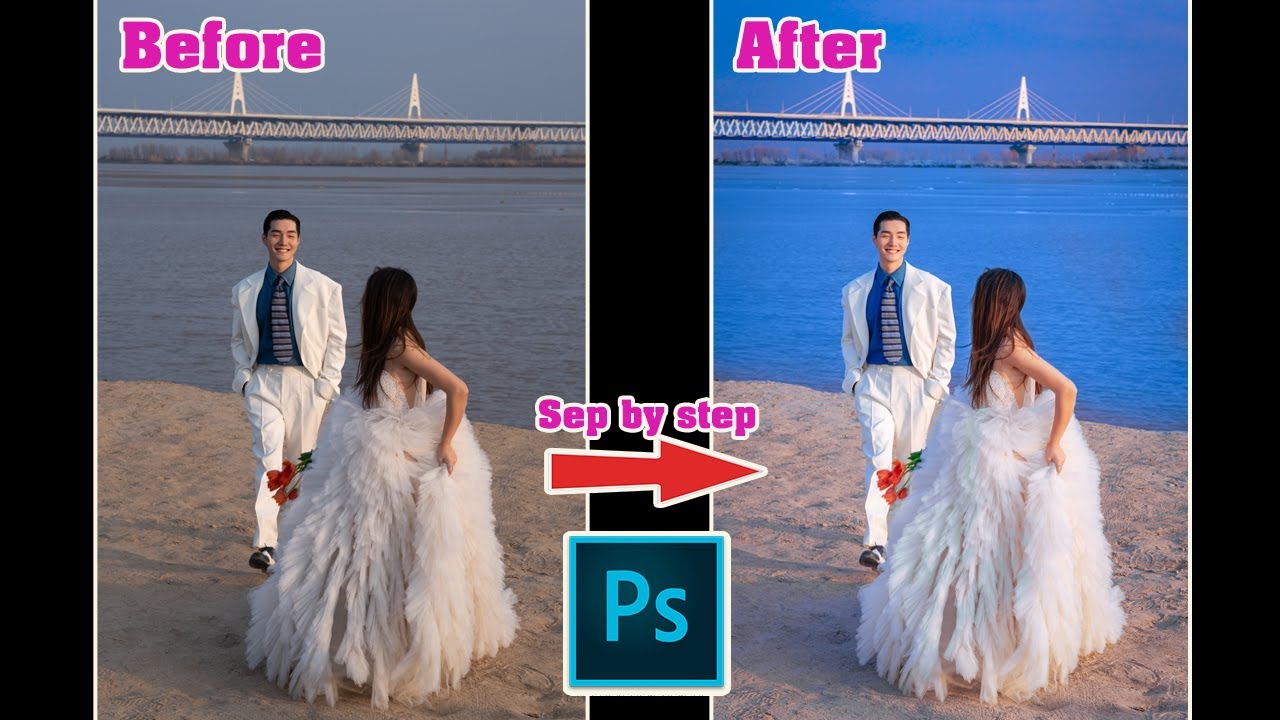 Photoshop Tutorial for Beginners 2024  | Everything You NEED to KNOW!color grading wedding |N5studio