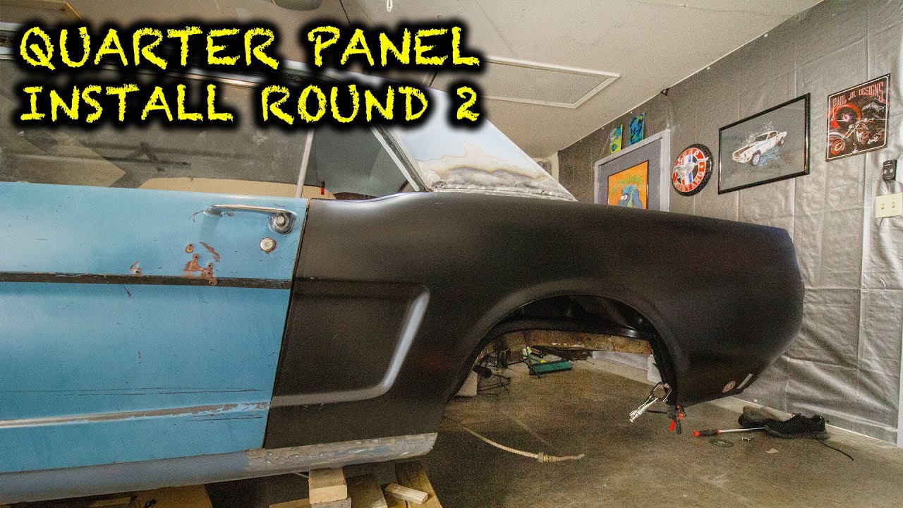 Installing Quarter Panel on 65 Mustang | Part 2