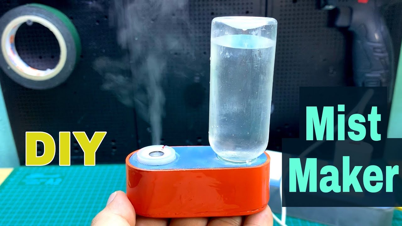 How To Make Humidifier At Home || DIY Ultrasonic Mist Maker
