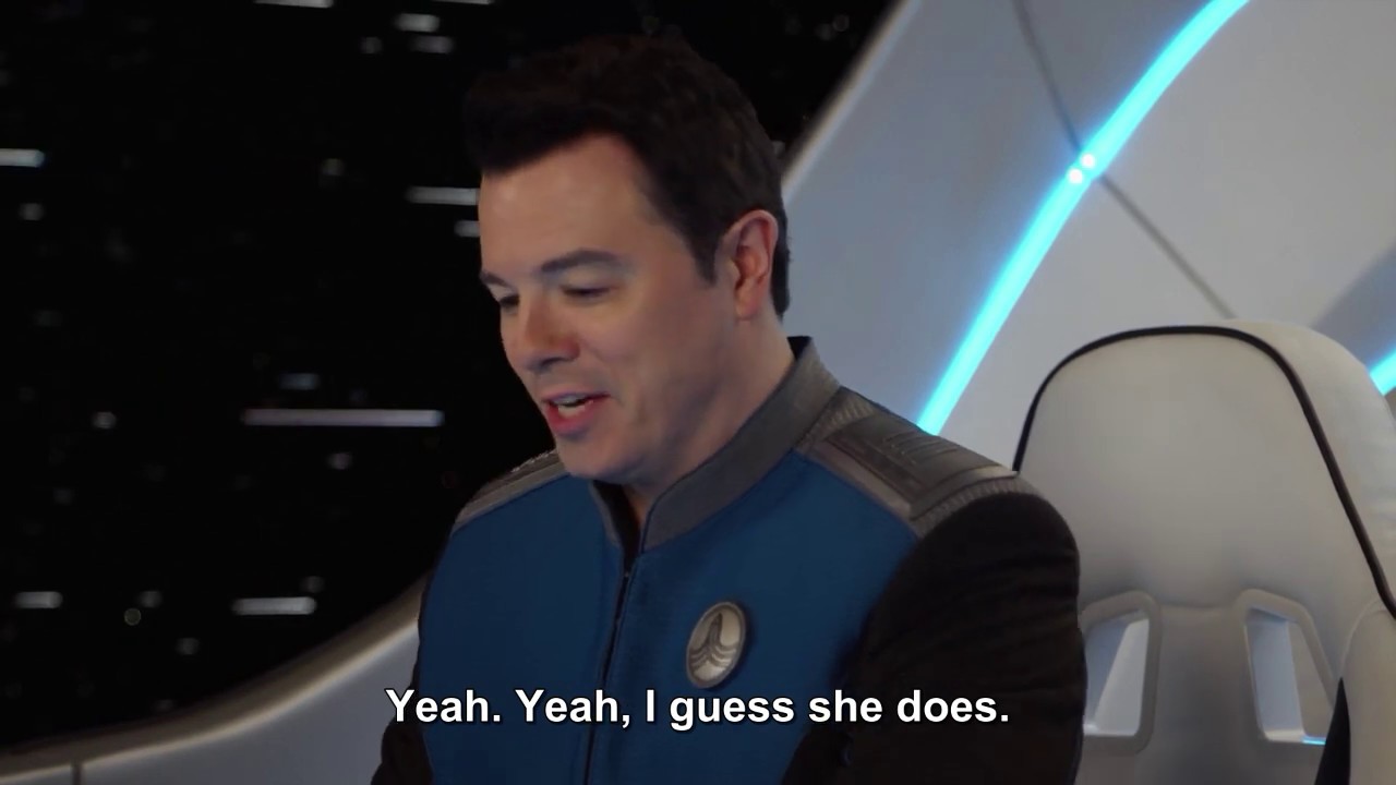 The Orville - 9 to 5 scene
