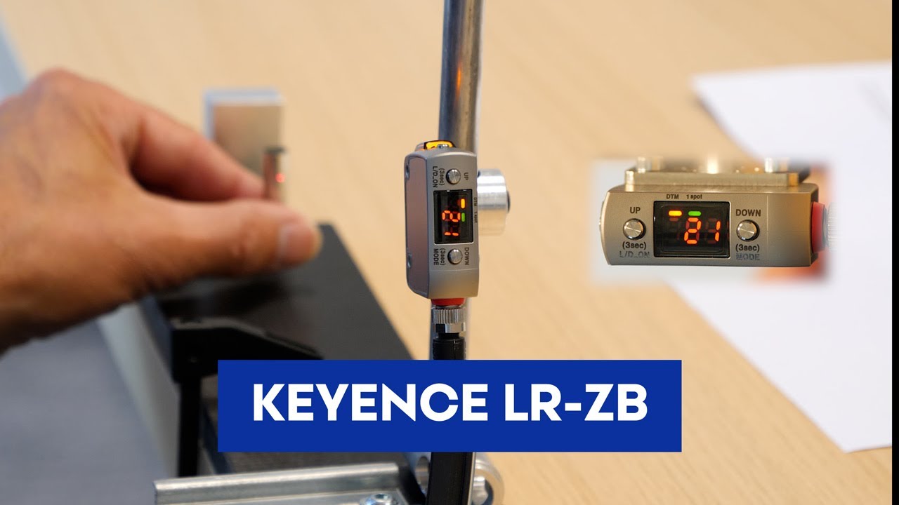 Keyence LR-ZB - nastavenie snímača