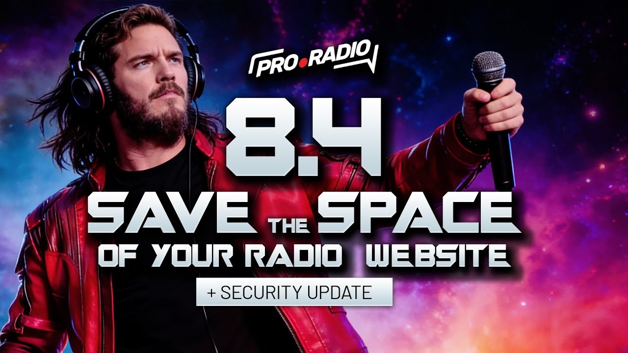 Pro Radio 8.4 - Save the space! Critical updates, new features and a new demo
