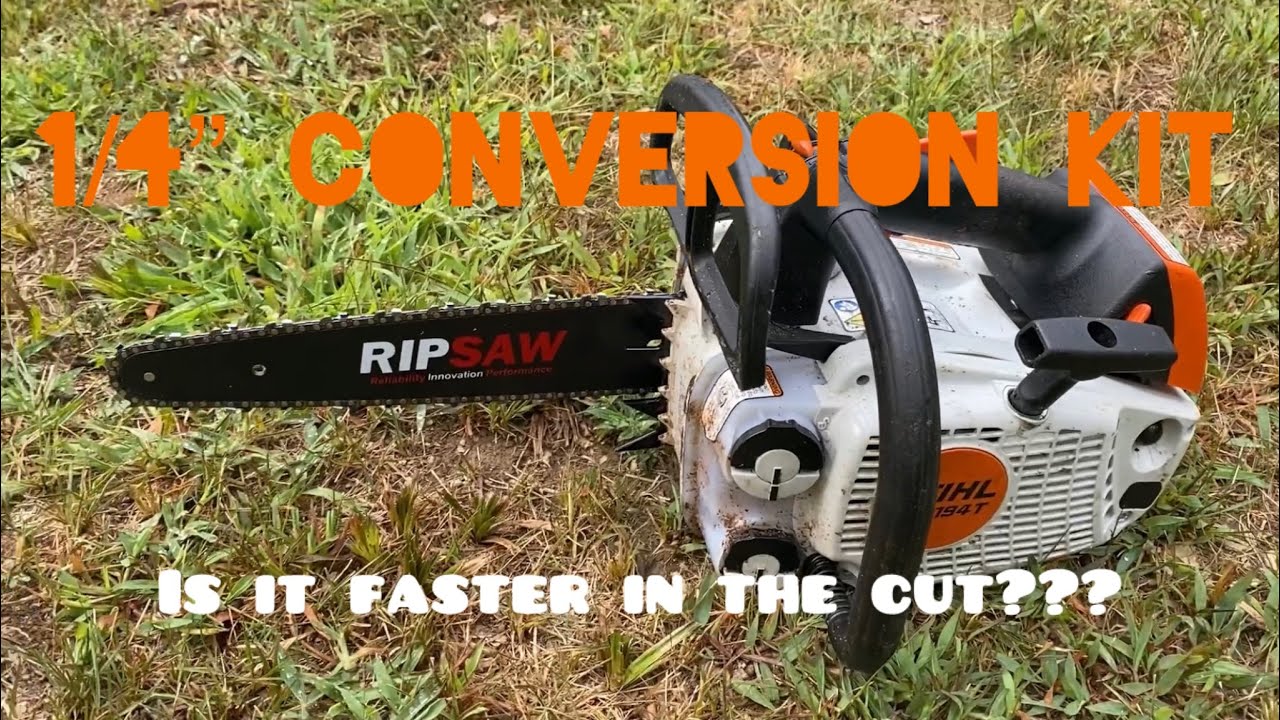 Stihl MS 194T - 1/4” Ripsaw Conversion Kit - Review
