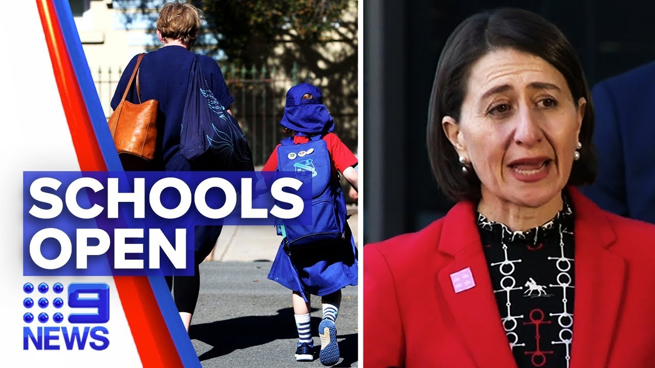 Coronavirus: NSW Premier clarifies schools confusion | Nine News Australia