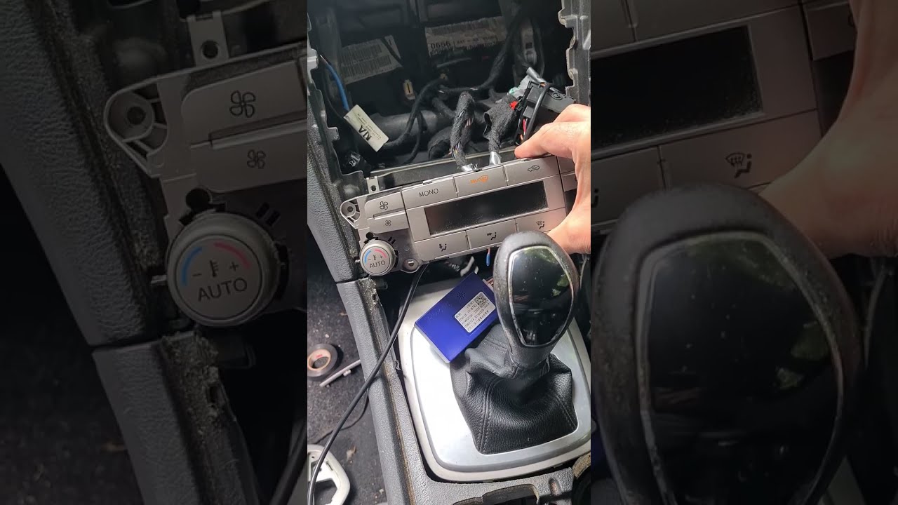 Ford Mondeo (2010 MK4) Tesla Style Stereo Installation - Keep Air Conditioning and Heater Controls