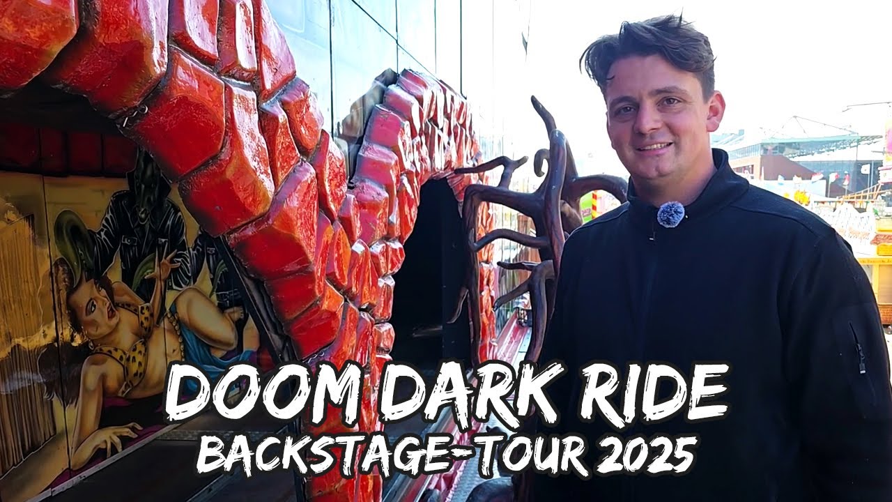 DOOM Darkride Geisterbahn Schneider-Nülken / Backstage-Reportage Frühlingsdom Hamburg 2025