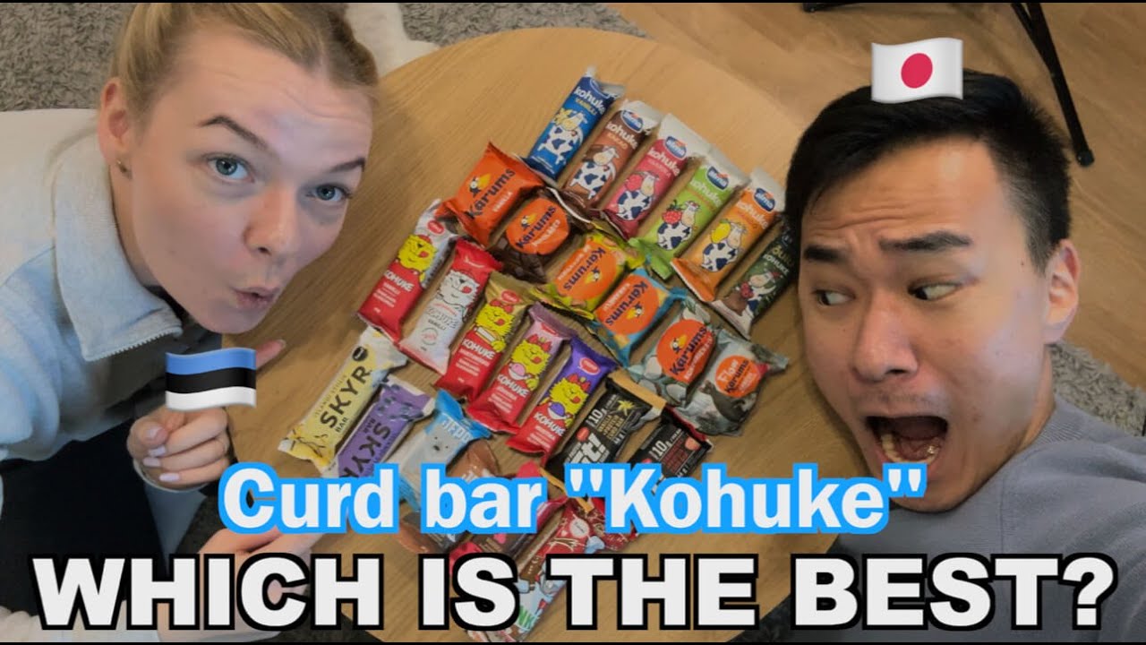 Japanese guy tried Curd bar 