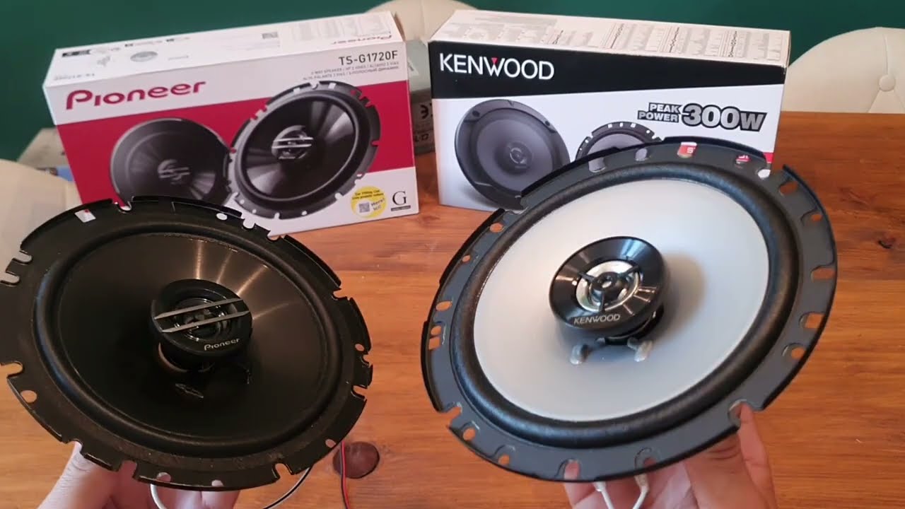 PIONEER TS-G1720F vs. KENWOOD KFC-S1766 . PRIMERAS IMPRESIONES.