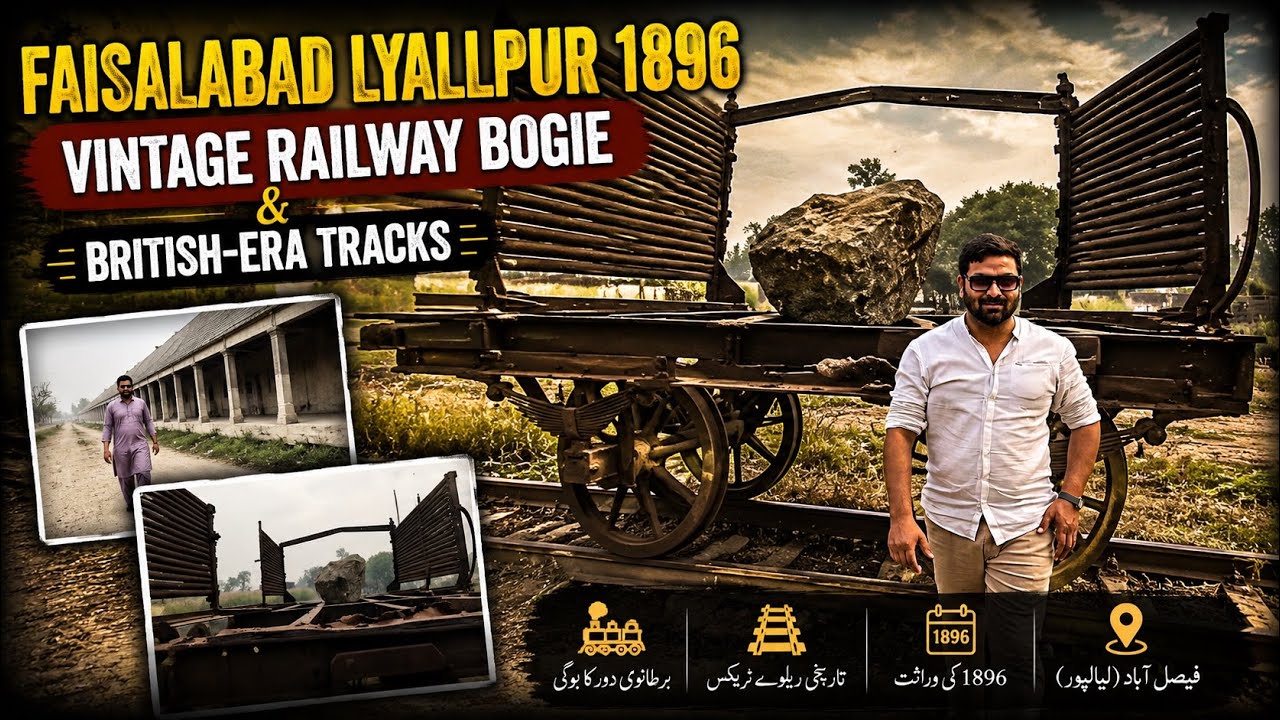 Faisalabad Lyallpur 1896 Vintage Railway Bogie