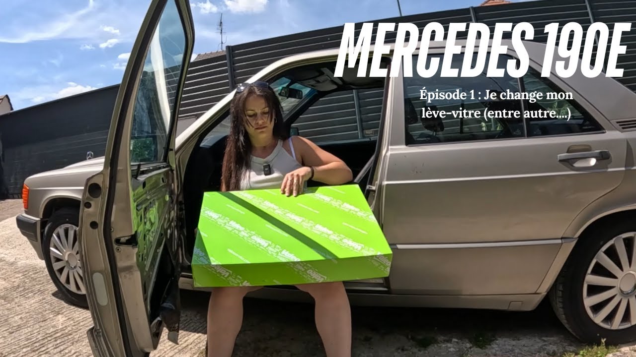 Mercedes 190E Épisode 1 : je change mon lève vitre entre autre...