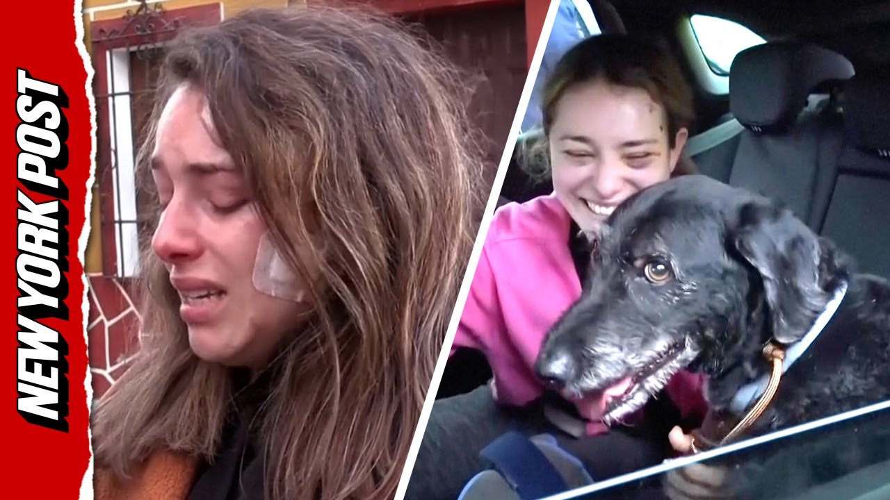 Emotional Reunion: Woman Reunited With Dog Four Days After Deadly Train Crash