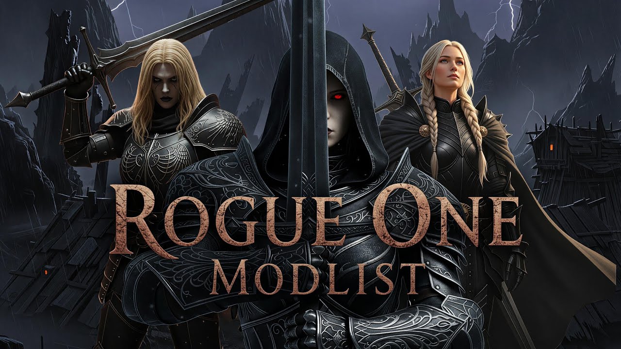 My New Ultimate Skyrim Modlist/Load Order For PS5/4 | Rogue One