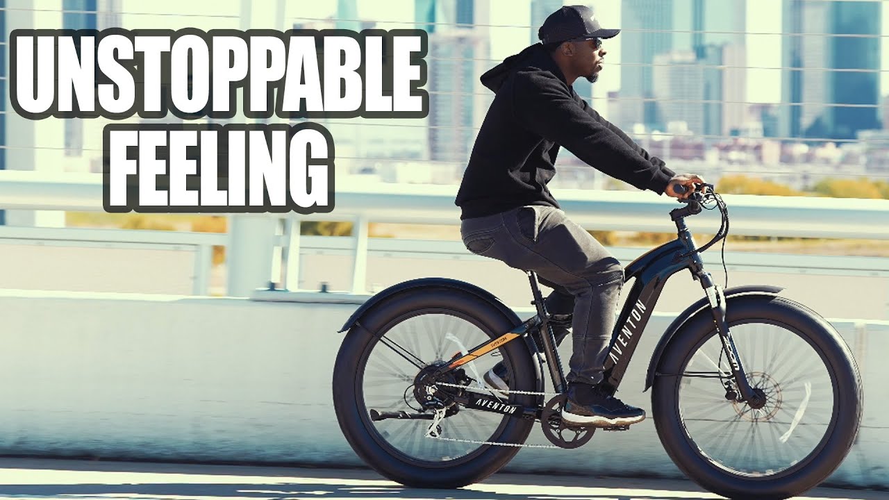 I Feel Unstoppable Riding This Mountain E-bike In The City - Aventon Aventure