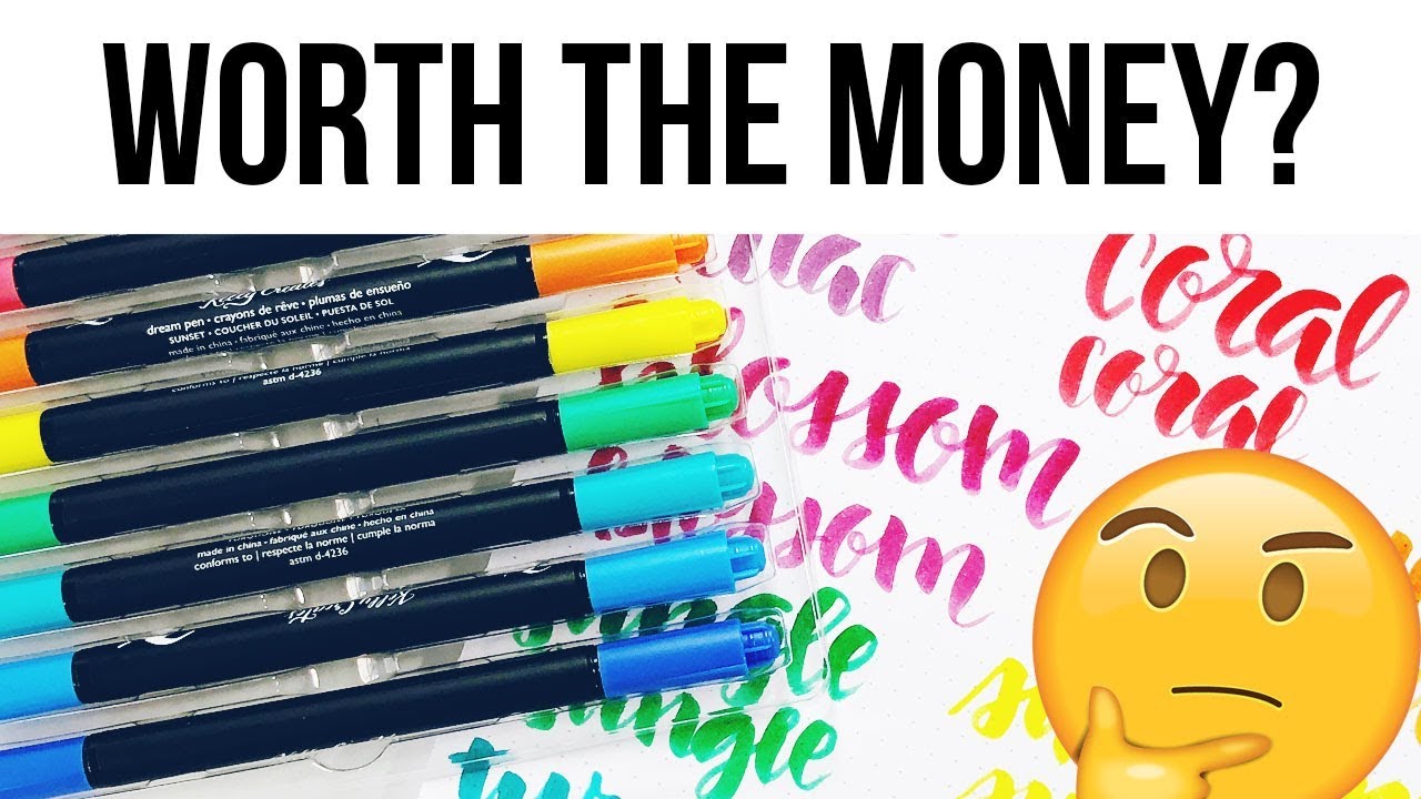 Kelly Creates Brush Pens Review