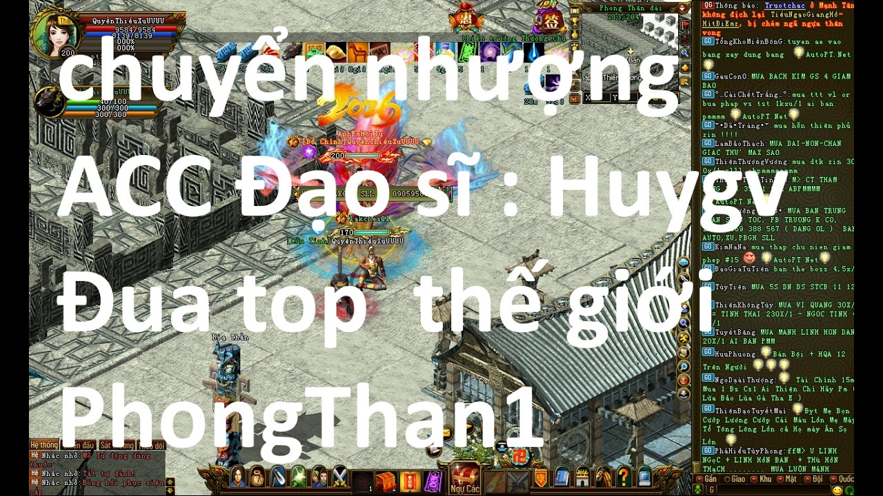 [GameViệt] - Chuyển nhượng HuyGameViệt - ĐUA TOP THẾ GIỚI PT1