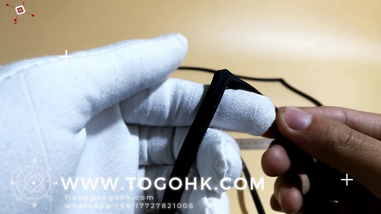 Black Silicone Rubber Gaskets/ Rubber Gaskets manufacturer