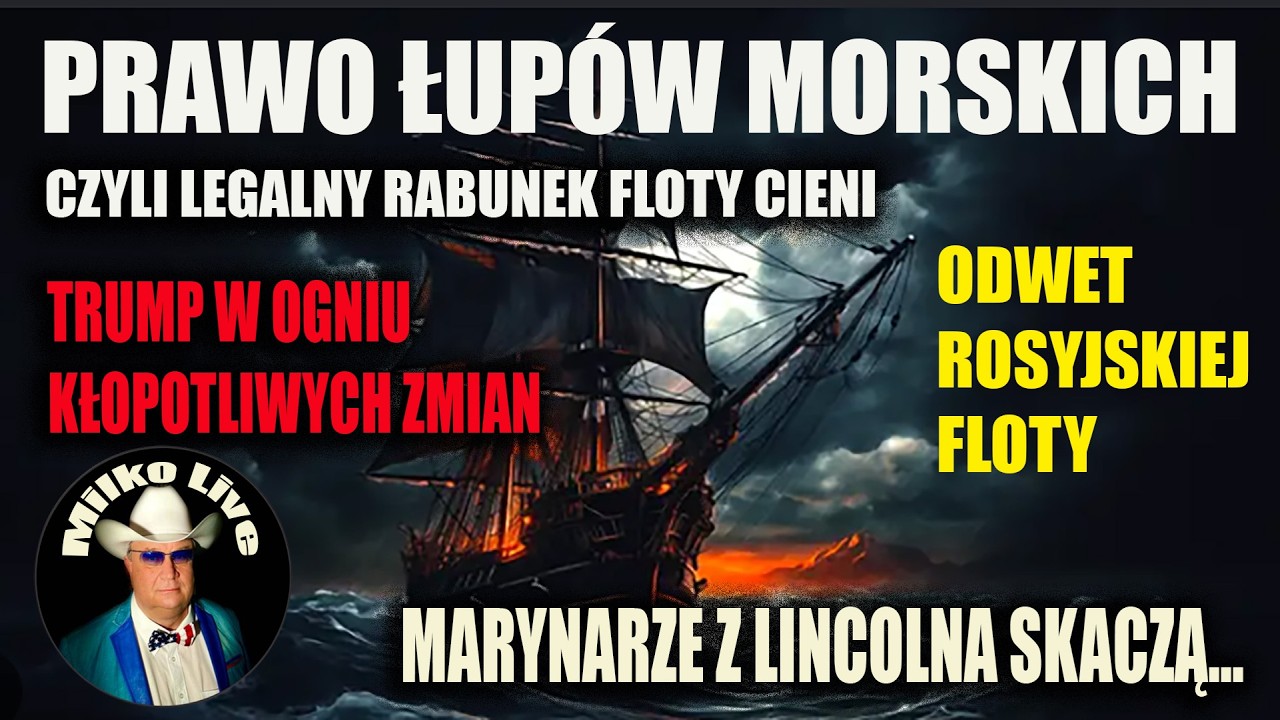 Rabunek floty cieni na legalu. Trump i kłopotliwe zmiany. Skaczący marynarze z USS Lincoln. Wygrana.