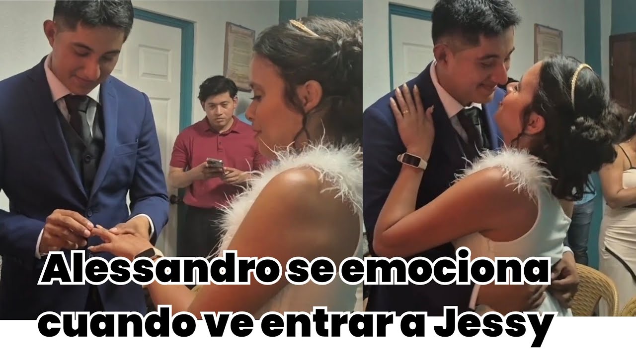 SI ACEPTO DIJO JESSY , Alessandro y Jessy ya son esposos 