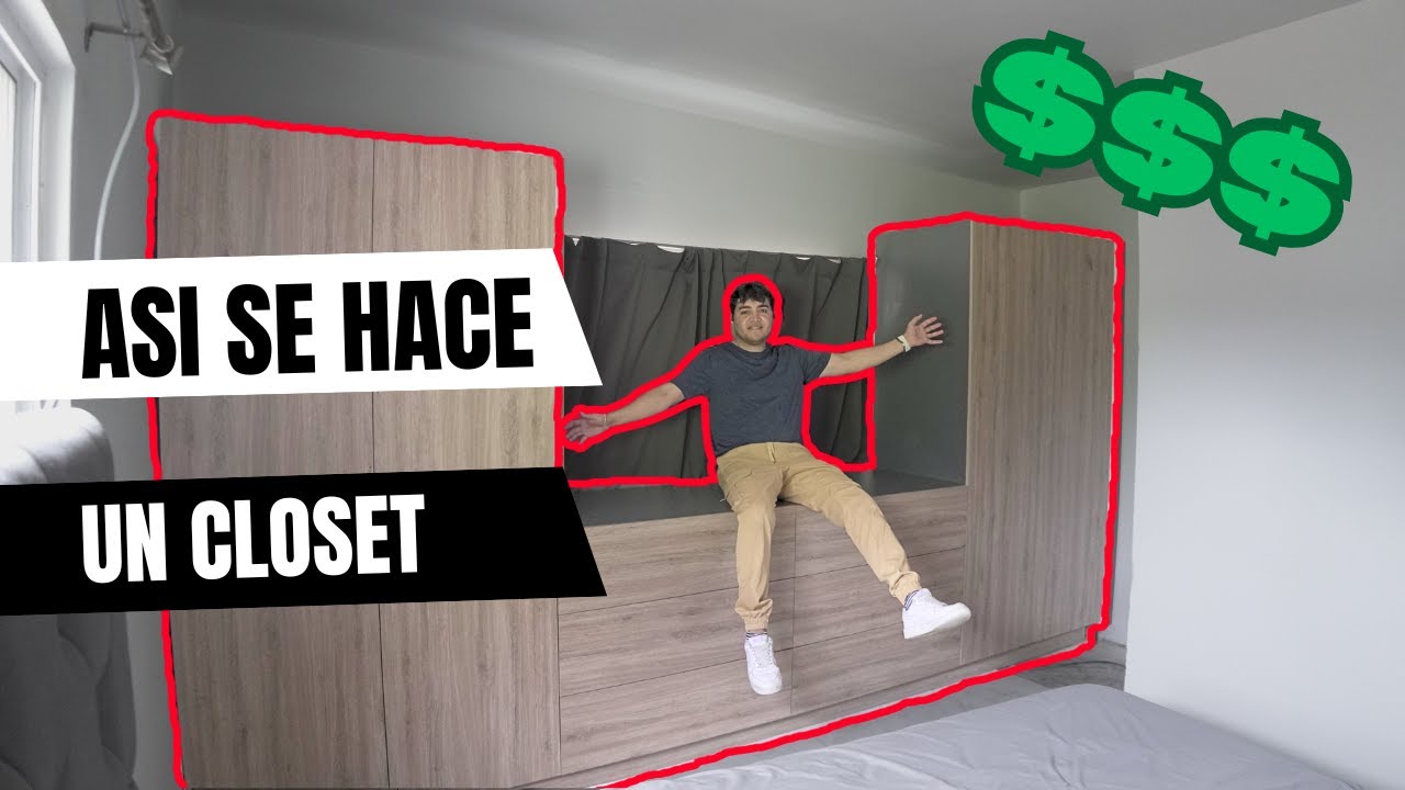🛠️ CONSTRUYO UN CLÓSET A LA MEDIDA | Paso a Paso y Trucos que No Sabias