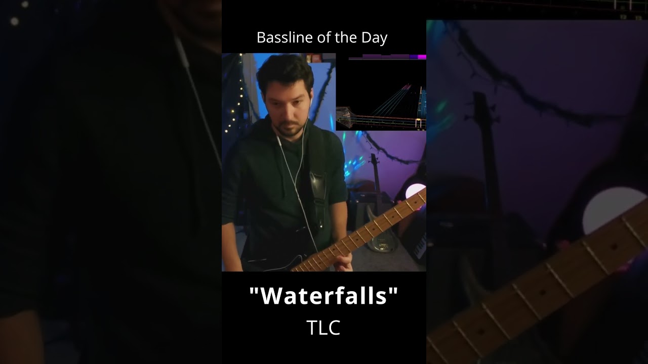 Waterfalls - TLC - #bass line of the day, clip from #twitch #music
