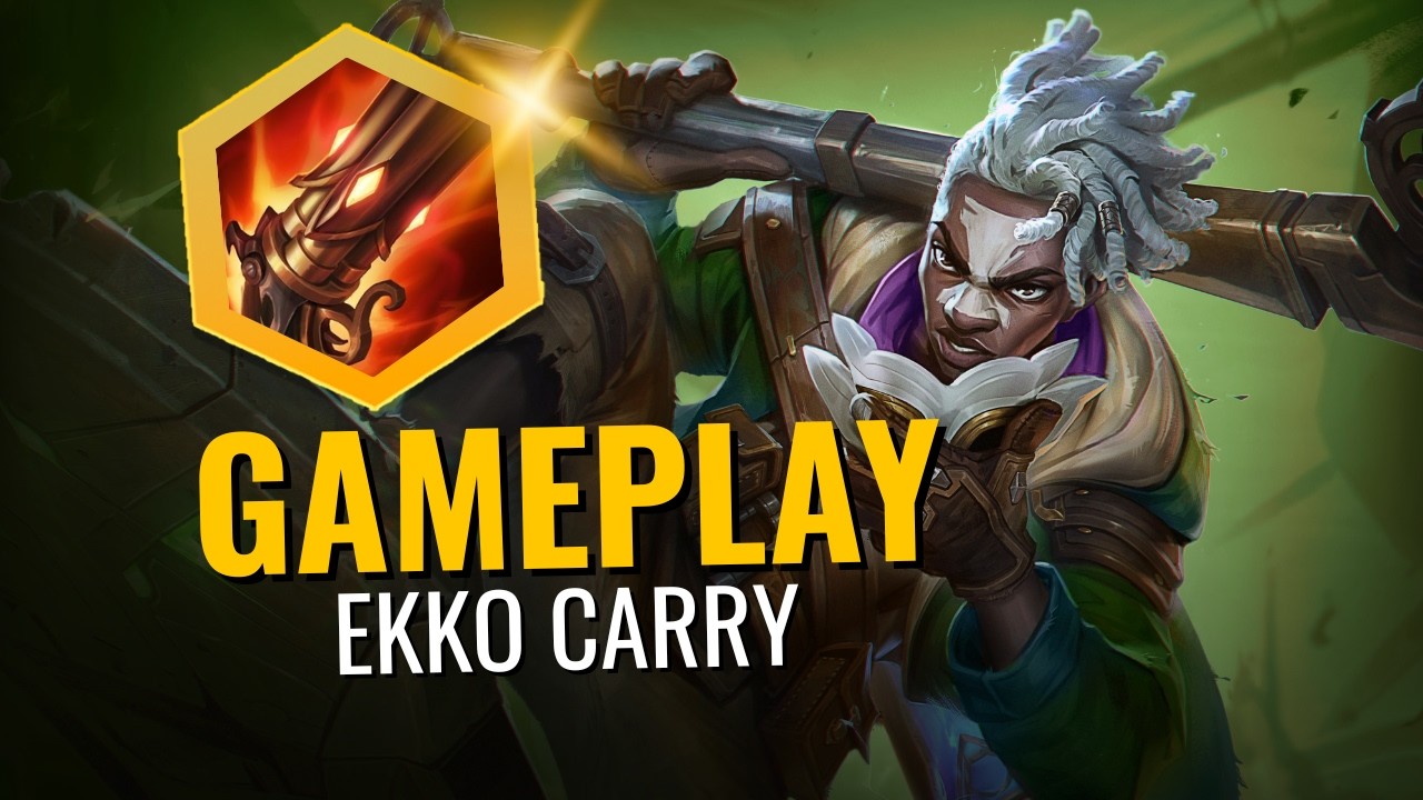 TFT - COLOQUEI UM CANHÃO FUMEGANTE NO MEU EKKO E ELE DESTRUIU O JOGO!!! - Set 16