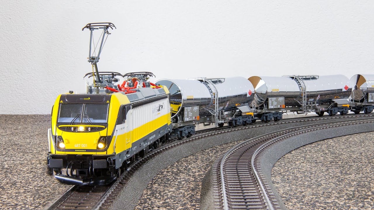 Piko BR 187 / Rem 487 Sound Demo aller Funktionen mit Chemiekesselwagen