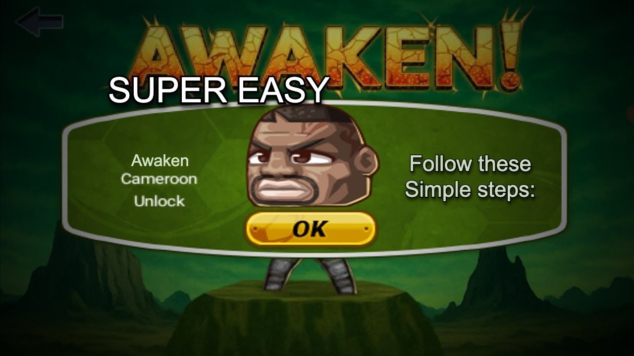 How to Unlock Awaken Cameroon in Head Soccer (Super Easy)