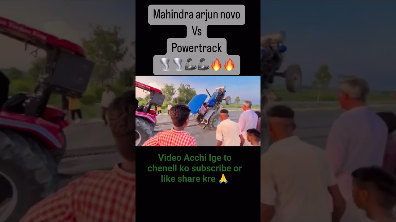 Mahindra Novo vs power track Tochans 🚜 ll #tractor #massey #mahindra#powertrack#tractorvideo