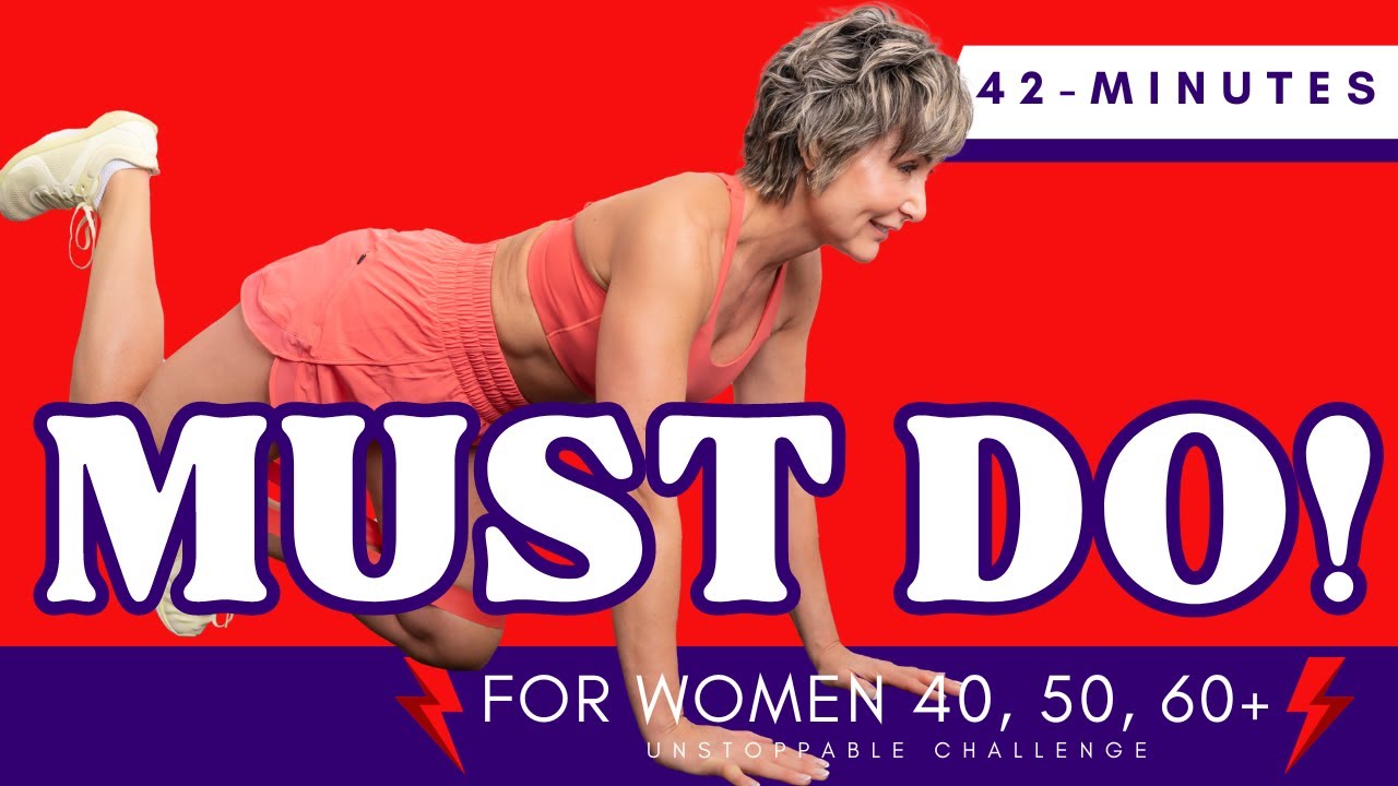 Glute Workout for Women Over 40  - Dumbbells & Booty Band