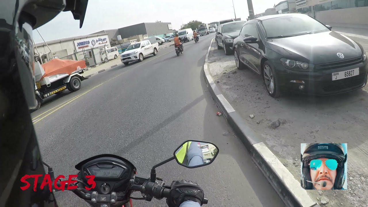 STAGE 3 HOW TO PASS MOTORCYCLE RIDING TEST IN DUBAI ( RTA)