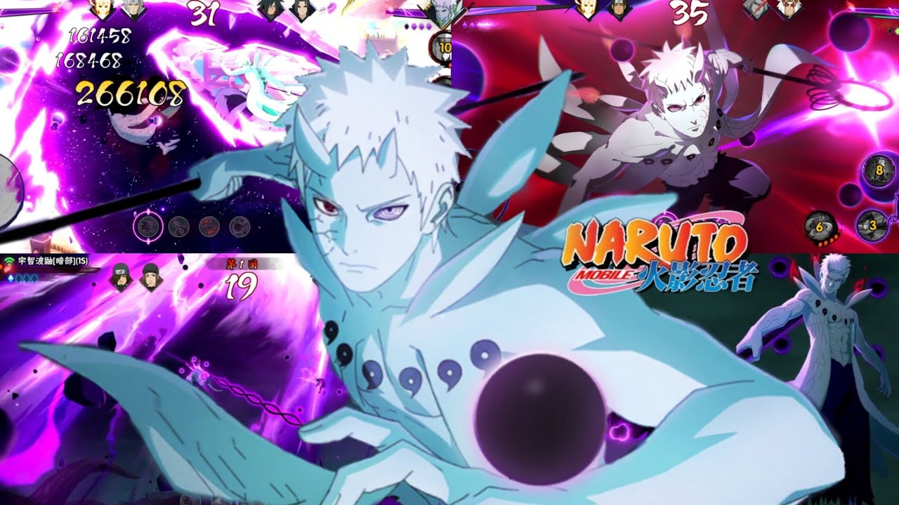 Obito Uchiha (Ten-Tails Jinchuriki) - pvp Gameplay | Naruto Mobile | 火影忍者手游 十尾人柱力带土 #naruto #火影忍者手游 