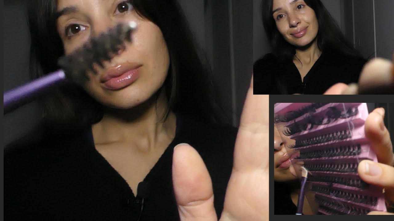 ASMR TI FACCIO LE SOPRACCIGLIA E METTO LE EXTENSION ALLE CIGLIA 🤗 | ROLEPLAY 