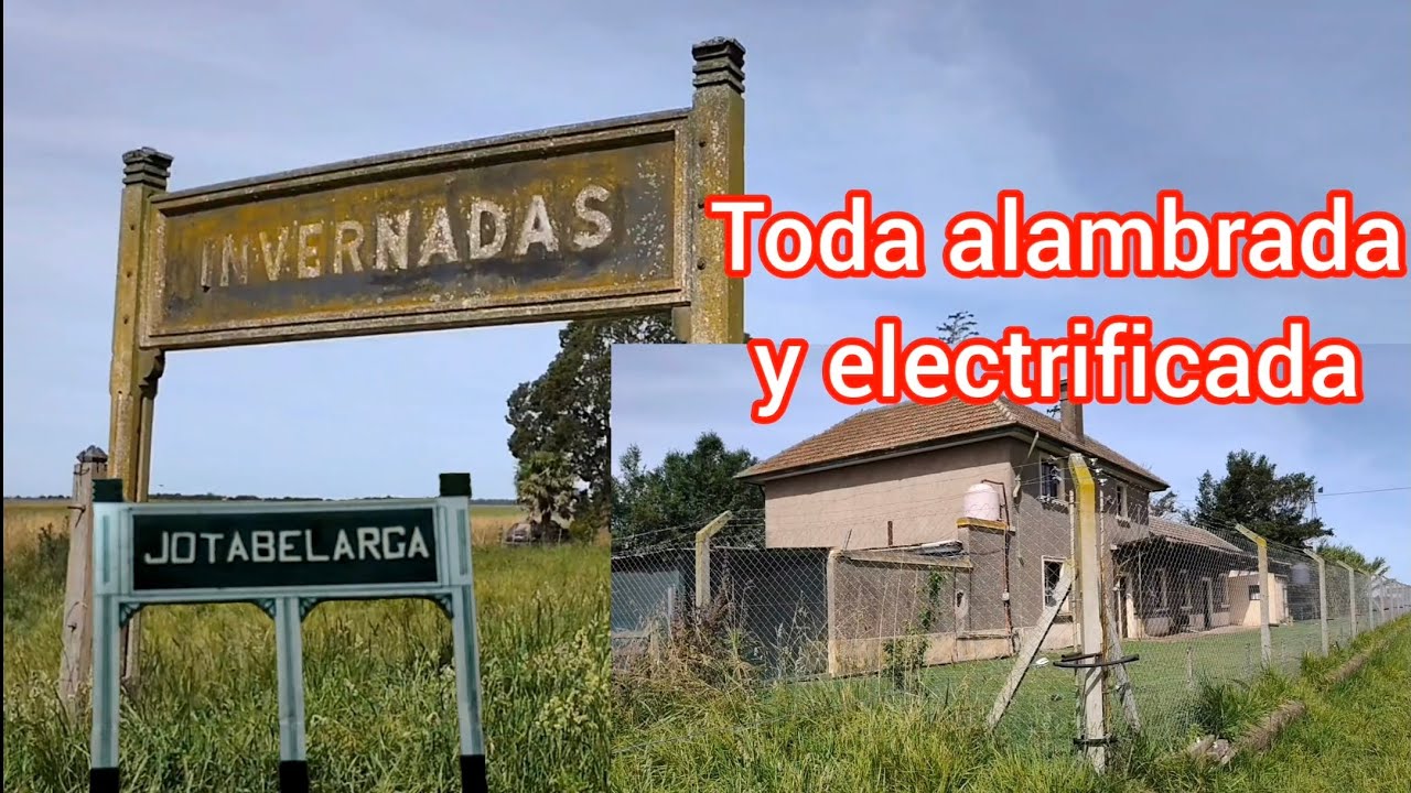 ESTACIÓN INVERNADAS del FERROCARRIL GENERAL ROCA ex FERROCARRIL DEL SUD 