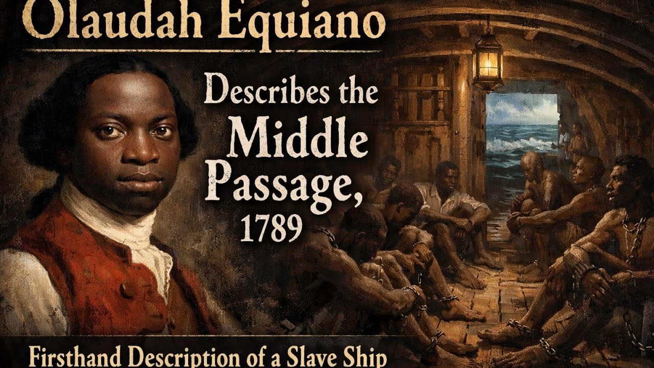 Olaudah Equiano Describes His Firsthand Experience of a Slave Ship 1789