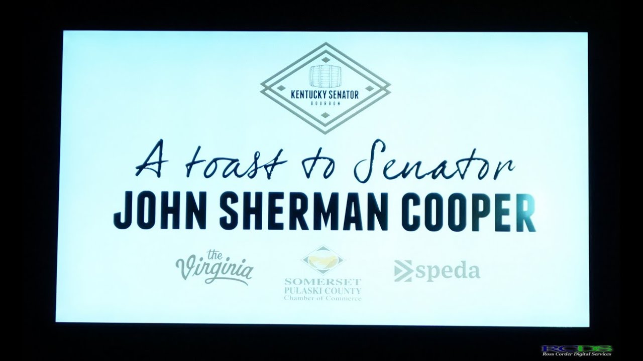 A toast to Senator John Sherman Cooper video 2023