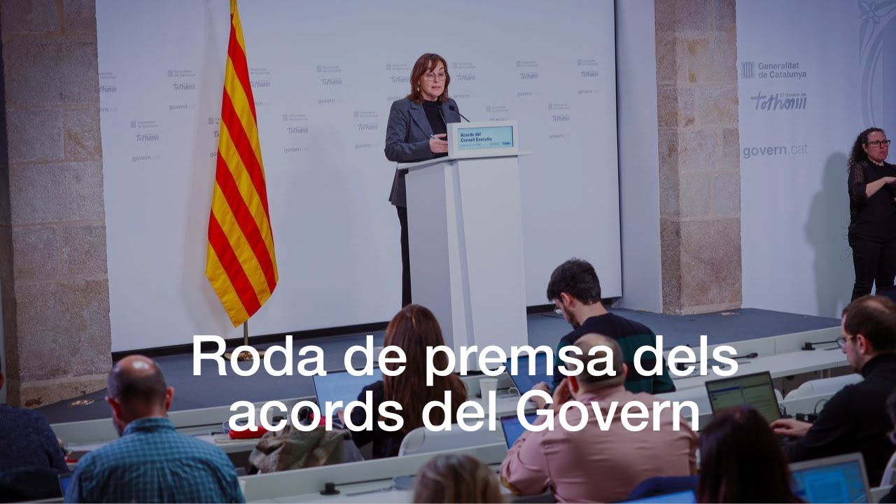 Roda de premsa dels acords del Govern (03.02.26)