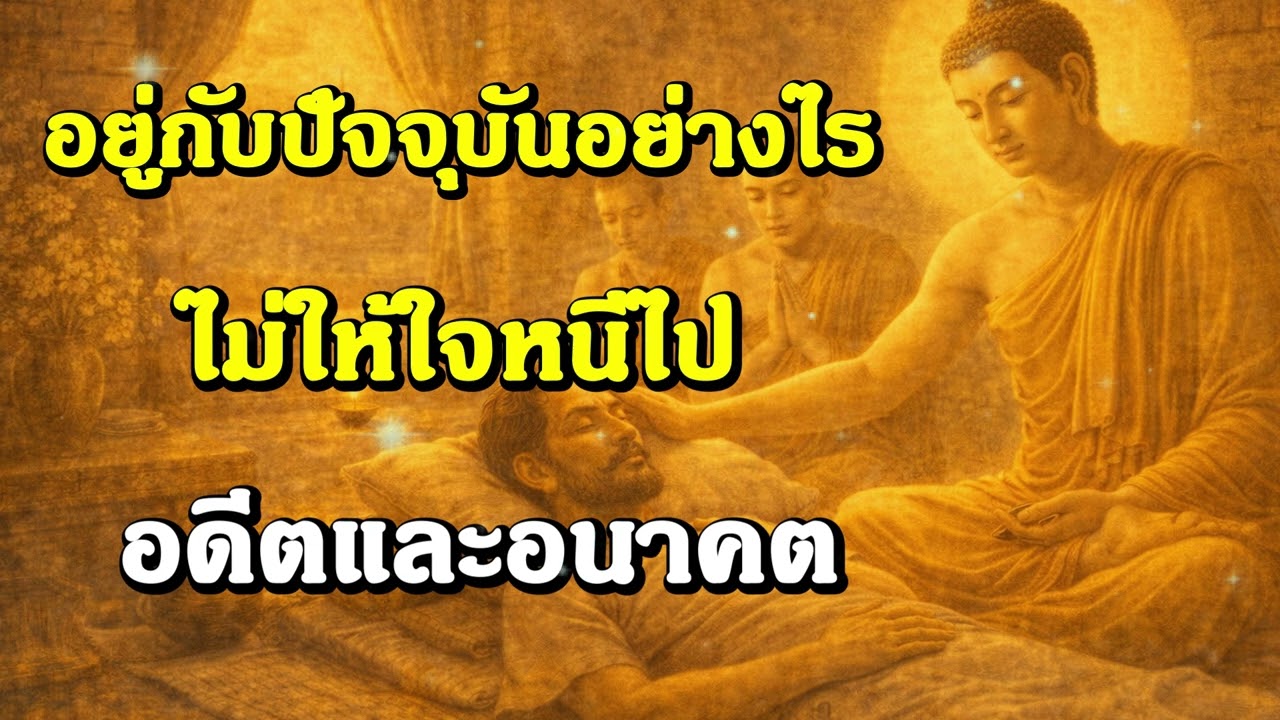 อยู่กับปัจจุบันอย่างไร ไม่ให้ใจหนีไปอดีตและอนาคต | ฟังธรรมะก่อนนอน , ฟังธรรมก่อนนอน | Ep.326