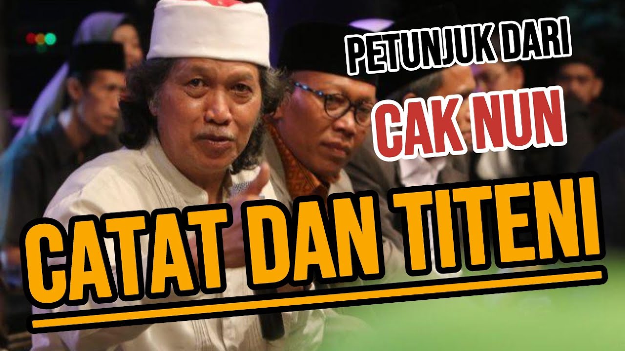 Tanda-Tanda yang Sudah CAK NUN Ingatkan Sejak Lama…