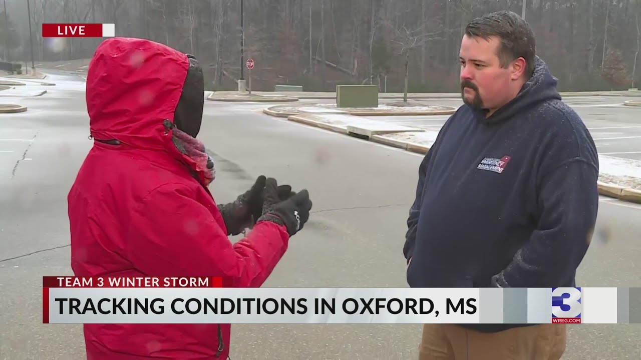 Tracking conditions in Oxford, MS with Lafayette County Emergency Management
