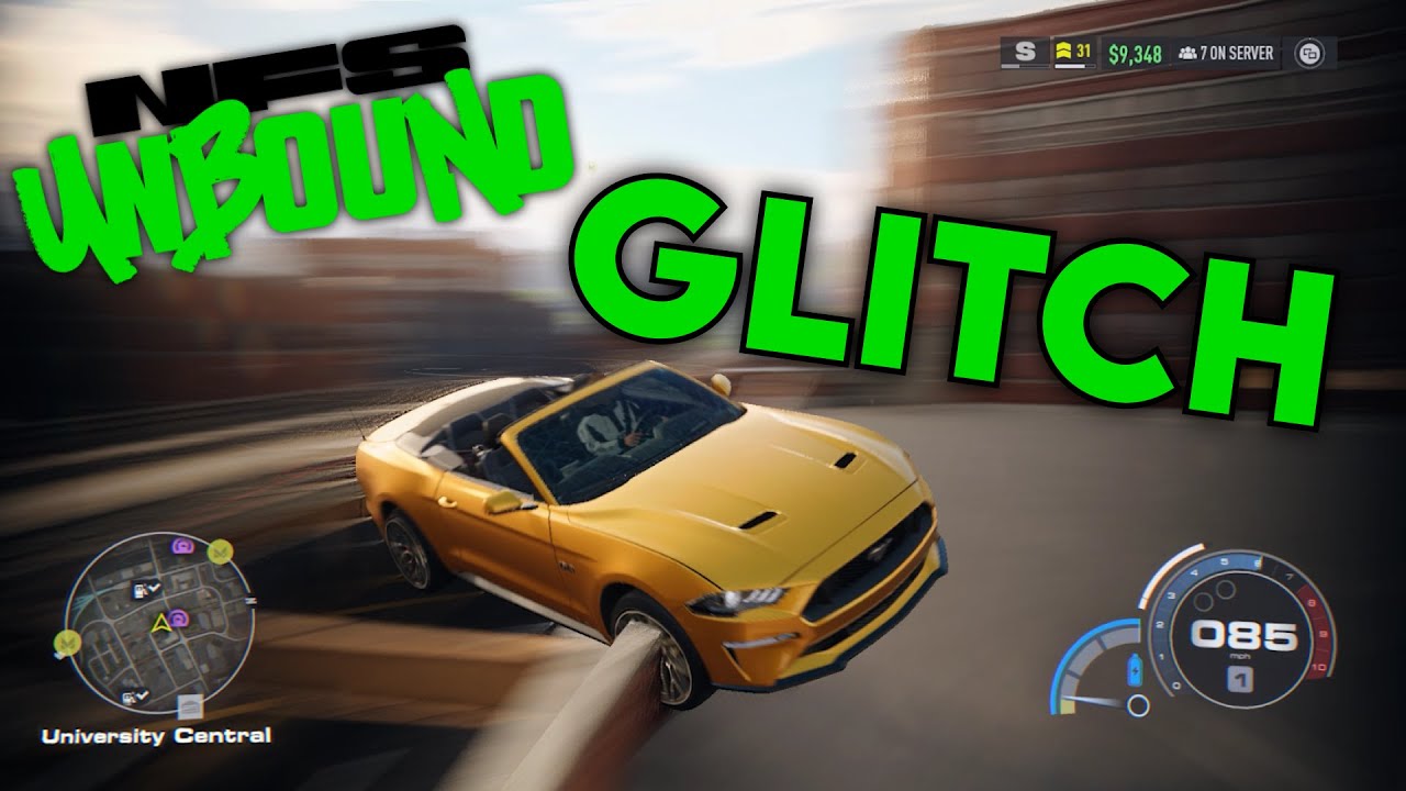 Need For Speed Unbound Glitches | Train Track Launch Glitch