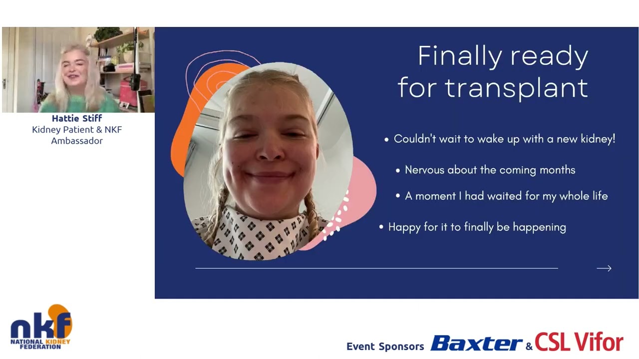 NKF Patient Event - Hattie Stiff
