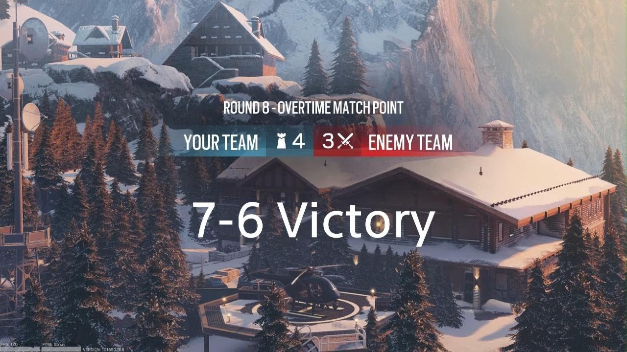 R6 Solo Chalet Ranked 7-6 Victory