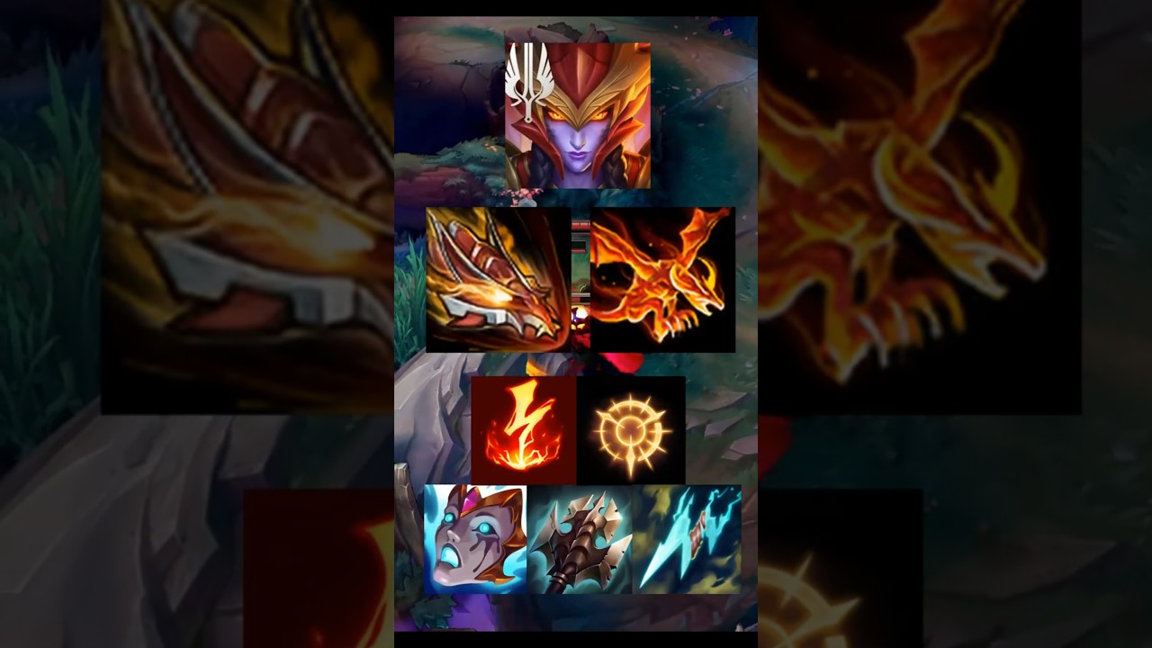 Shyvana Q Deep Dive with Double On-Hits #leagueoflegends #fyp #shorts #shyvana