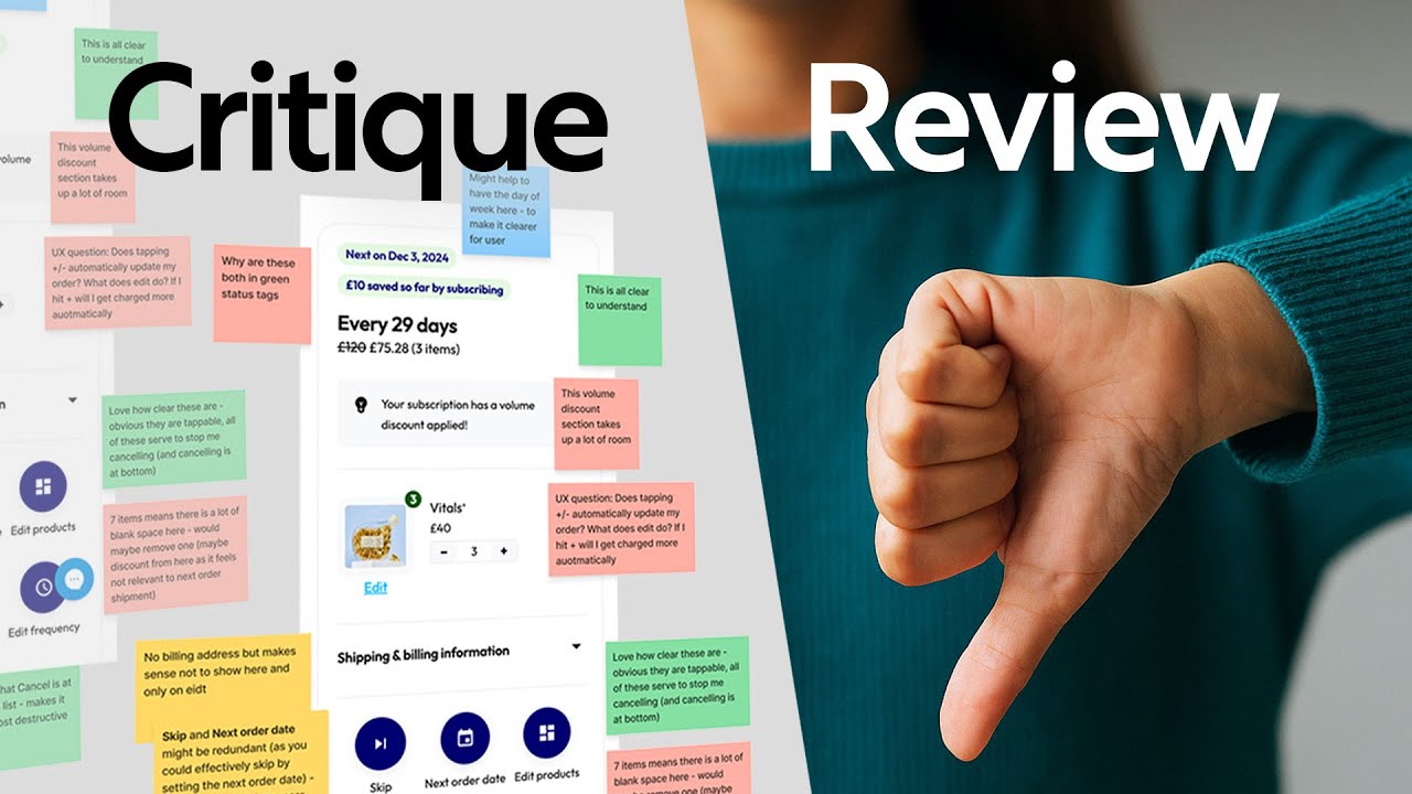 design critique &ne; design review &mdash; here&rsquo;s why