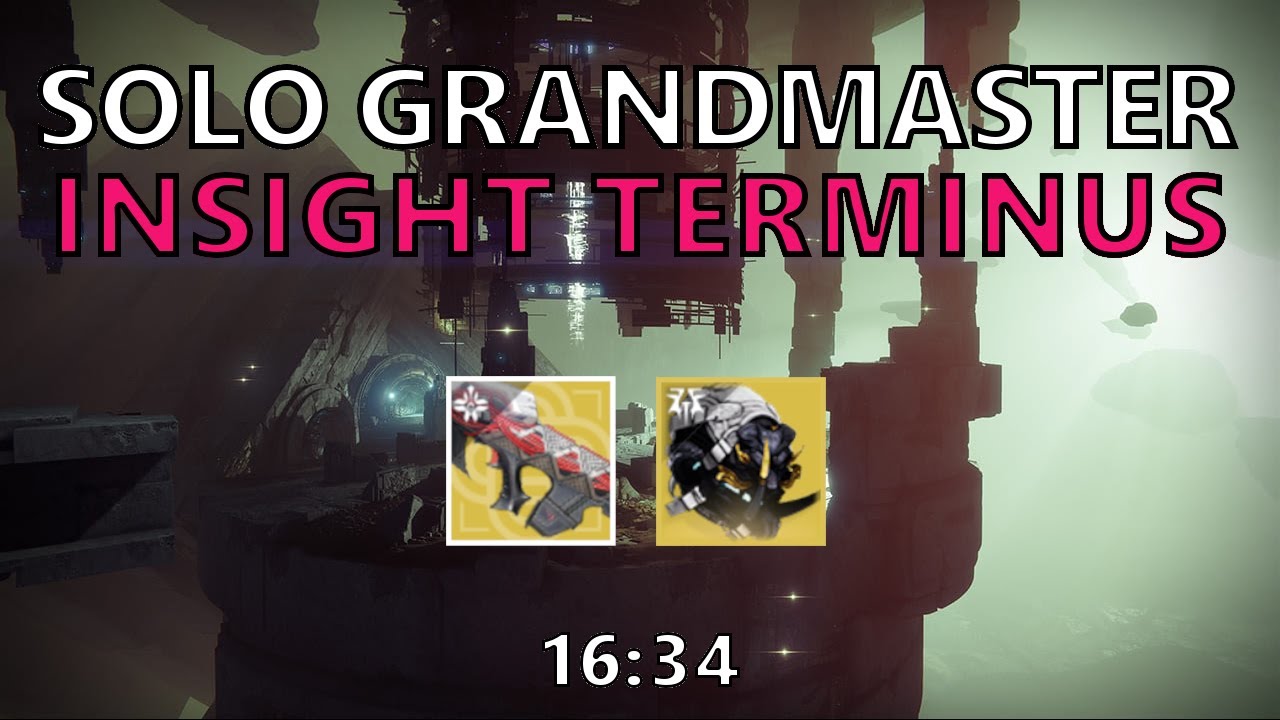Solo Grandmaster Insight Terminus with Mask of Fealty and Necrochasm (Hunter) - Destiny 2: Heresy