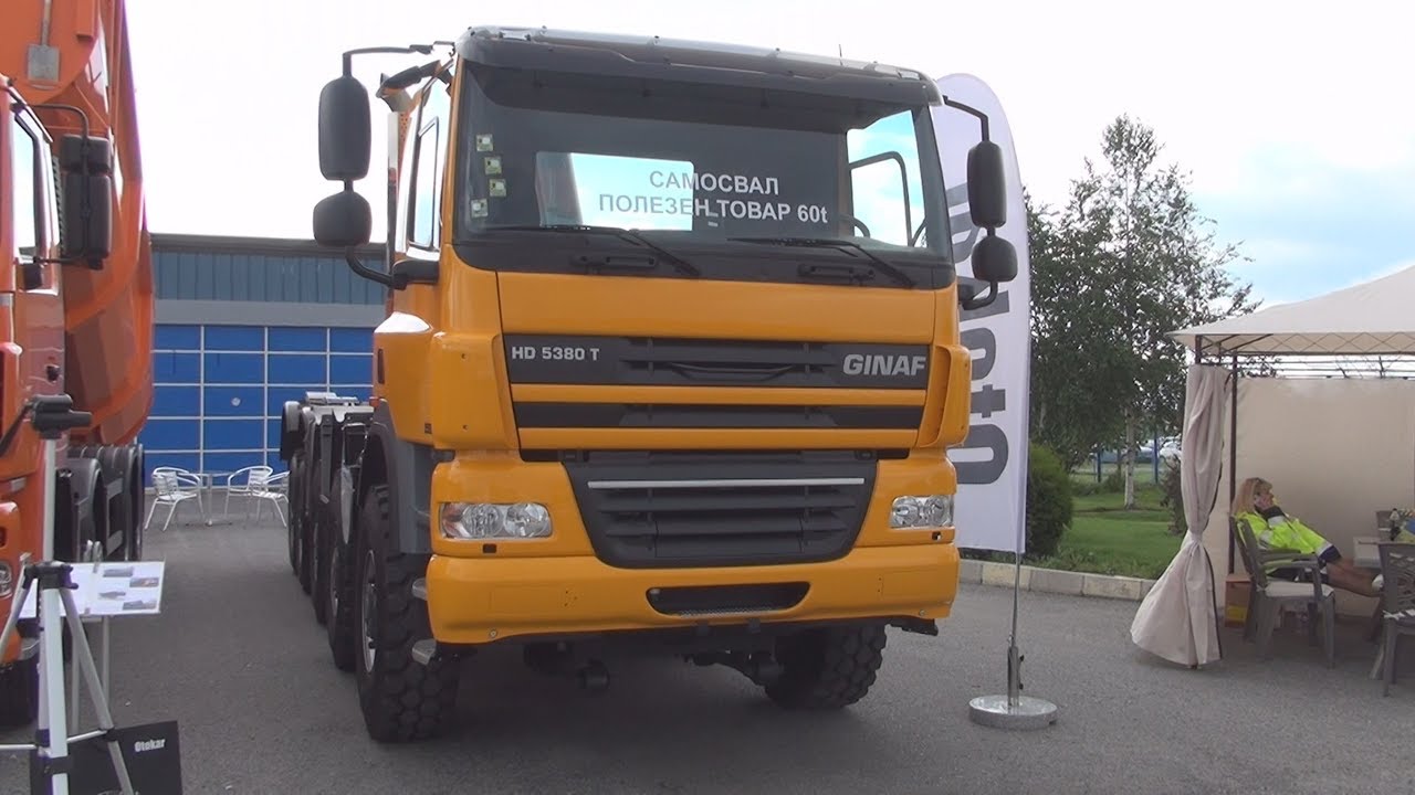 Ginaf HD 5380 T 10x6 Tipper Truck Exterior and Interior