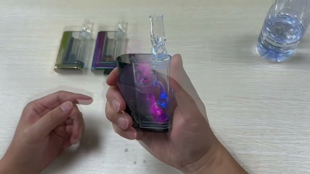 How to use Glass bubbler vape